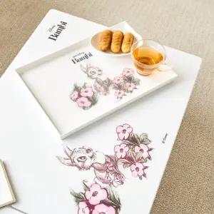 책상 좌식테이블 인테리어 접이식테이블 1인가구 디즈니 밥상 상 꽃 테이블