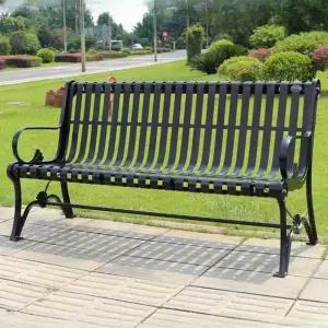 알루미늄 벤치 광장 테라스 철제 등받이 긴 의자 공원