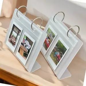 포토카드 정리 바인더 스탠드 앨범 3인치 오픈형 탁상 사진 용품 (WFK6CA0)