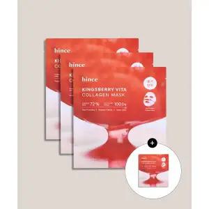 메온셀 HINCE 킹스베리 비타 콜라겐 마스크 3+1 (4매)