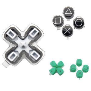 [호환품]1pcs D-패드 버튼 ABXY 세트 조이스틱 엄지 스틱 그립 캡 PS5 컨트롤러 게임 패드 액세서리 용 수