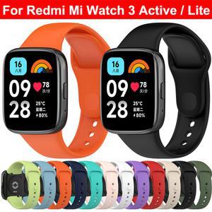 시계악세사리 레드미 워치 3 용 시계 스트랩 팔찌 액티브 스마트워치 밴드 미 라이트 보호 필름