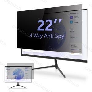[호환품]탈착식 반사 방지 블루 라이트 차단 프라이버시 스크린 필터 4 방향 360 도 22 인치 모니터 필름