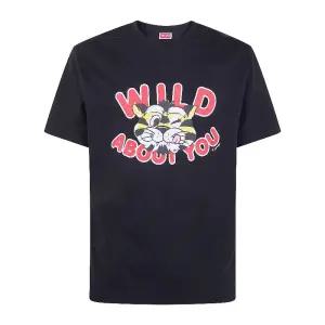 클래식 와일드 타이거 그래픽 티셔츠 FG55TS2064SG 99J