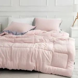 리빙홈 꿀잠 소프트 마이크로 차렵 침구세트 SS  이불 + 매트 + 베개커버