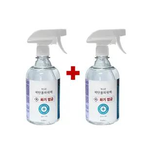 감염병예방 살균 소독 83% 에탄올스프레이 500ml 2개