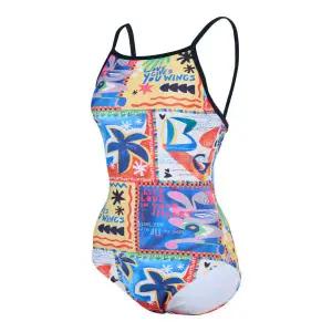 [롯데백화점]레노마 여성 키치 야자수U백 스트랩 원피스 수영복LF2F804