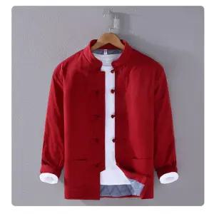 토르 남자 바람막이 점퍼 2323 추동선수복불계옷에 기모판단추코트당복 복면저고리 빈티지 중 상의 OPH4