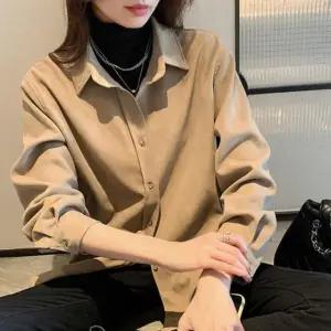 숙 여성블라우스 골지남방 LKS007 겨울 S 남방 사이즈 원피스 여성 남방 남방 스커트 블라우스 티숙 XL 롱