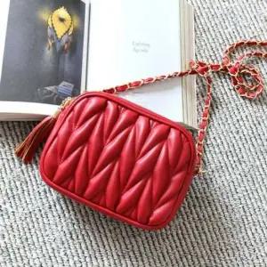 뜨개모양 스티치 입체스타일 태슬지퍼 미니크로스백