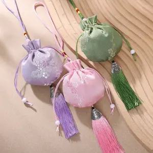 전통 미니 복주머니 장식 기념품 답례품 선물 FM886 실크 전통기념품