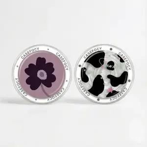 오늘도구름상회 빈티지 무드 맥세이프 자석 핑거 그립 스마트톡 [마그네틱 링 포함 - 갤럭시호환가능]