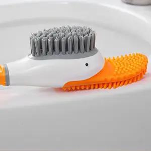 오리 변기솔 변기 청소솔 화장실 욕실 실리콘 솔 변기청소솔 화장실청소솔