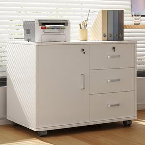 이동식 사무실서랍장 캐비닛 사무용 간이 수납 서류 책상 투명 간단한 검은 보관