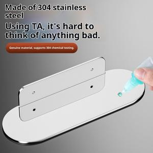 라포식 304 스테인리스 스틸 파티션 선반 거실 벽걸이형 미니멀리스트 주방 및 욕실 수납 공부