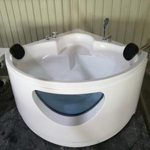 라포식 AOWO 자쿠지 스파 실내 2인용 유리 욕조 제트 사우나 룸 코너형 모던