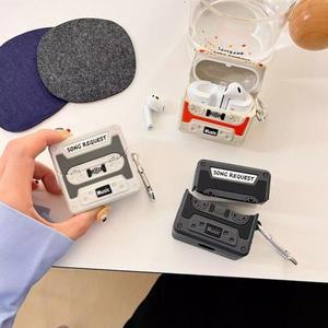 삼성 갤럭시 버드 3 프로/Buds3 임팩 방지 Funda 무선 이어폰 케이스에 타입 놀이 클래식 테이프 스타일 3D