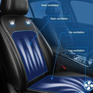 12V/24V 여름 냉각 자동차 좌석 쿠션 앞 지능형 팬이있는 시트 커버 통기성 통풍