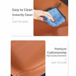 럭셔리 통풍 자동차 시트 쿠션 편안한 통기성 풀커버 차량용