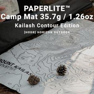 HODRGEAR 페이퍼라이트 타이벡 텐트 베스티뷸 매트 35g 초경량 그라운드 시트 풋프린트 방수 캠핑 하이킹