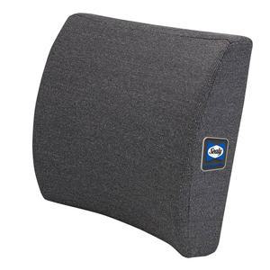 씰리 메모리 폼 요추 지지 베개 u2013 사무용 의자 및 카시트용 인체공학적 백 쿠션, 프리미엄 요통 다목적 편안함(그레이)