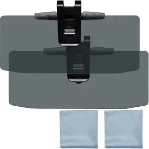 DUSCOKE 편광 자동차용 바이저 익스텐더 선 블로커 안전한 주행을 위한 안티 글레어 자외선 차단 썬 각도