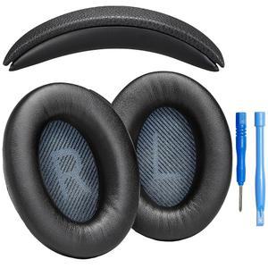 [미국배송] AHG 액세서리 하우스 글로벌 사운드링크 AE2 이어 패드 및 헤드밴드 쿠션 보스 어라운드 2 (AE2) 헤드폰(블랙)과 호환. 원활한 DIY 핏 | 추가 두께 3D 프린팅
