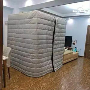 방음 부스 이동식 방송 간이 녹음실 소형 1인용 방음부스