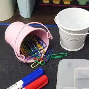 미니 화분 양철식물 컬러 인테리어 소품 정원용 (WFKA5FT)