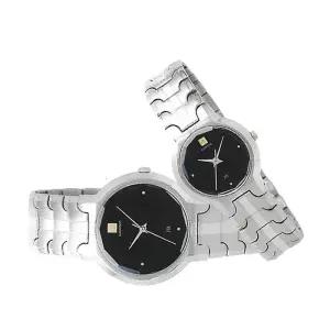 카리타스 사파이어 커플 명품 예물 고급 메탈 손목 시계/ C210