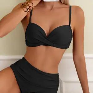 [하프클럽/]빅사이즈 비키니 휴양지 수영복 하이웨스트 셔링 스타일