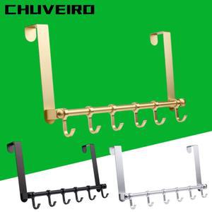 라포식 매트 골드 문짝 후크 블랙 실버 알루미늄 크리에이티브 화장실 로브 의류 코트 수건 거치대 소티지