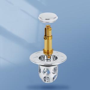 라포식 유니버설 구리 팝업 바운스 코어 분지 드레인 로즈 골드 필터 헤어 캐처 탈취제 목욕 스토퍼 주방