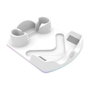 오큘러스/메타 퀘스트 2/3/3S VR 헤드셋 충전기 도킹 스테이션 마운트 RGB 라이트 고속 컨트롤러