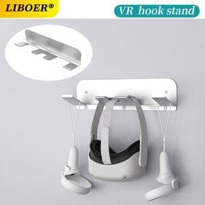 범용 VR 스탠드 벽걸이 거치대 금속 보관  랙 브래킷 오큘러스 퀘스트 2/3 PS 지지대 행어