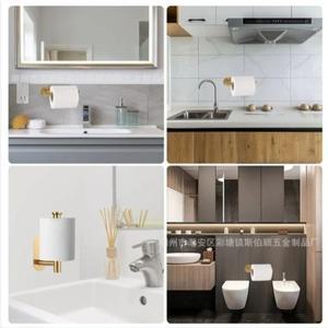 라포식 욕실 화장실 스테인레스 스틸 티슈 홀더 비 드릴 롤 종이 검은 벽 마운트 화장지