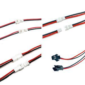 2/5/10쌍 미니 소형 JST 1.25mm ZH1.5 PH2.0 XH2.54 SM2.5 2핀 수컷 암컷 플러그 잭 커넥터 케이블 2P 전자