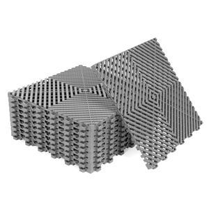 차고 바닥재용 12팩 모듈식 연동 그릴 타일 12
