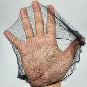 올림머리 실망 승무원 간호사 촘촘그물망