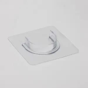 무타공 부착식 못없이 붙이는 노피스 커튼봉 압축봉 커튼 블라인드  켓 걸이 고정 홀더 클립 1개