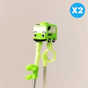 릴팡 어린이 교정 연습용 캐릭터 젓가락 1단계 X 2개