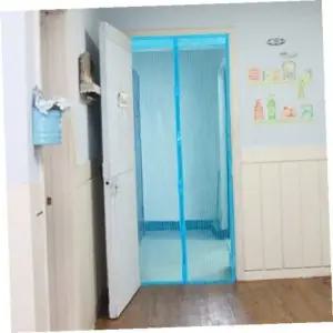 현관용 고급베스트 장 해충방지 문장 블루 색상 방충망