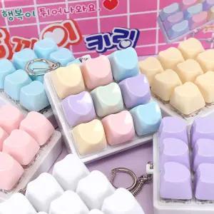 하트 딸깍이 키링 7000 랜덤 (044) 키캡