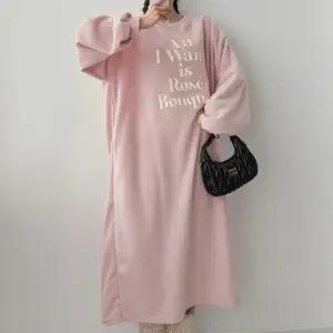 H스타일 LH)후리스원트원피스 겨울 여성 후리스 원피스 OPS 루즈핏 홈웨어 파자마 데일리