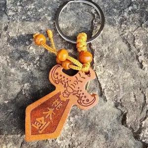 복숭아나무 단검 열쇠고리 액운 잡귀 는 키홀더 (WFKAZX7)