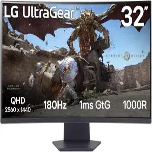 LG 32GS60QC-B 울트라기어 32인치 커브드 게이밍 모니터 QHD (2560x1440) 180Hz 1ms 1000R AMD 프리싱크