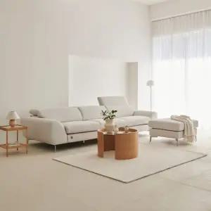 진이 4인용 알함브라 패브릭 헤드레스트 소파