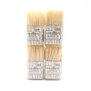 ( )대나무 이쑤시개 요지 치실 사각 4통 대나무요지 이쑤시게 치간