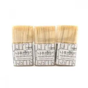 ( )가는 이쑤시게 대나무 이쑤시개 요지 3개 칫솔 치실 치간 구강관리