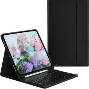 갤럭시 탭 A9+/A9 플러스 11인치 2023용 키보드 케이스 삼성 태블릿 A9+용 무선 블루투스 커버 펜슬 홀더